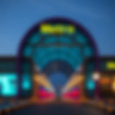 Metro station entrance near Dubai Silicon Oasis