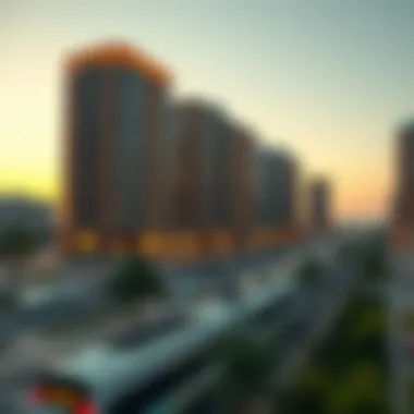 Real estate developments near metro stations