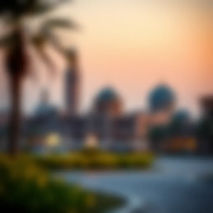 Historical landmarks in Meydan reflecting the area's rich heritage