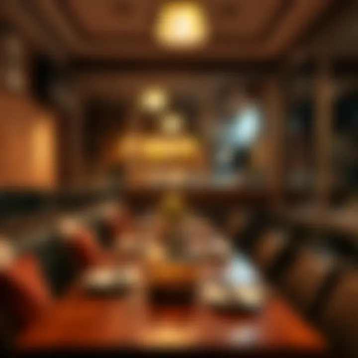 An inviting table set for a meal at a cozy restaurant