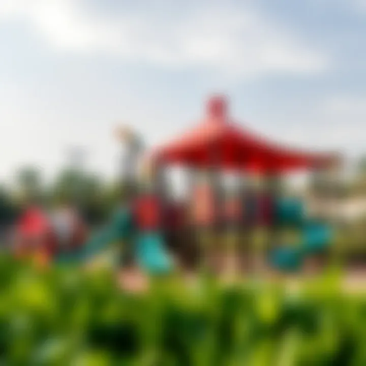 Playground facilities for children at Mushrif Park