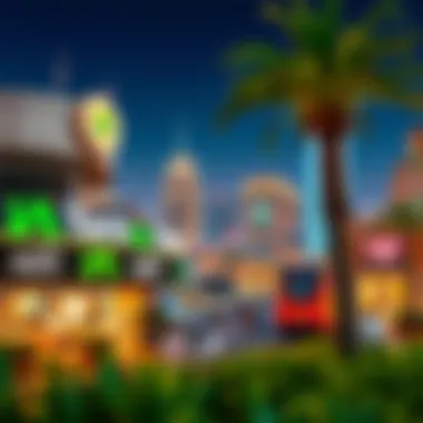 Local amenities near the metro station