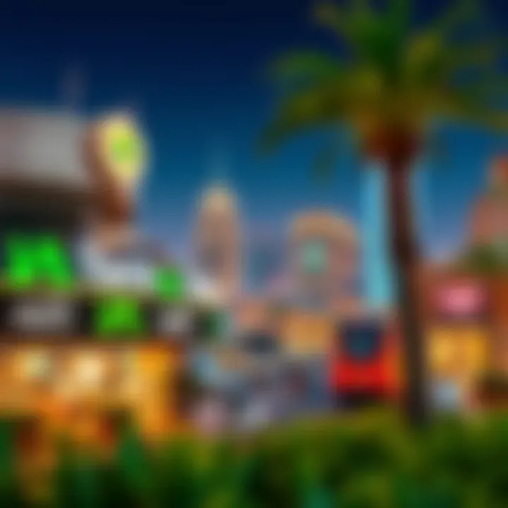 Local amenities near the metro station