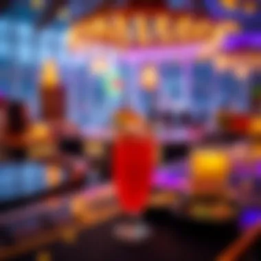 Cocktail served at a Silicon Oasis club