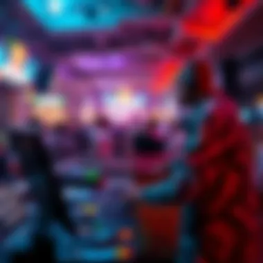 DJ performing at a Silicon Oasis nightclub