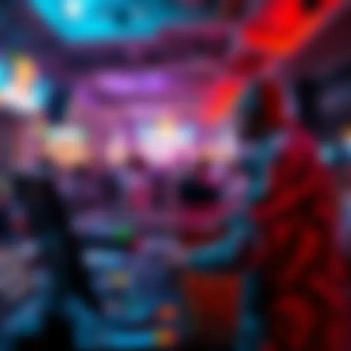 DJ performing at a Silicon Oasis nightclub