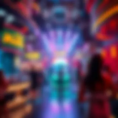 Vibrant nightlife at a Silicon Oasis nightclub