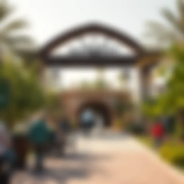 A welcoming entrance to a nursery showcasing community involvement