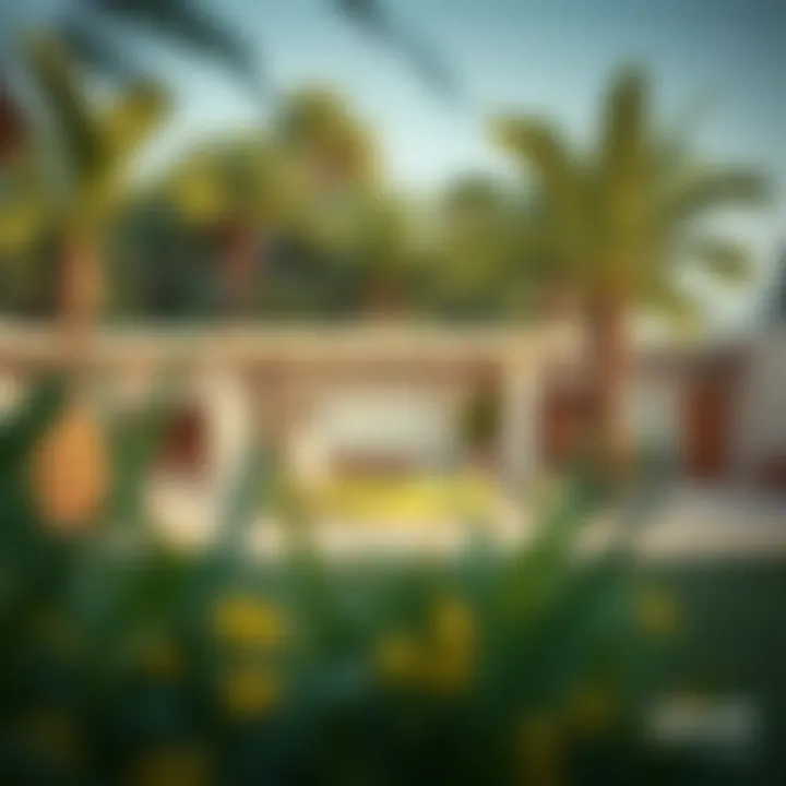 Outdoor Learning Environment A serene outdoor space for children to play and learn