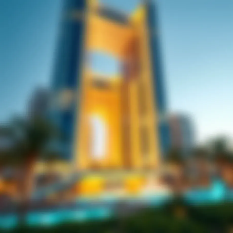 Modern architectural design of Oasis Star