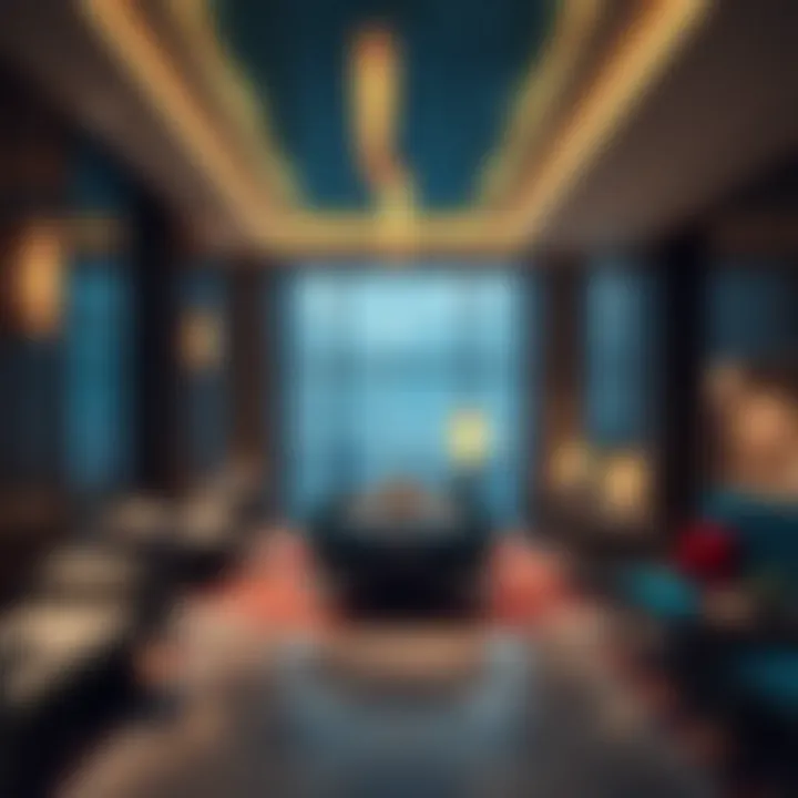 Lavish amenities and amenities area