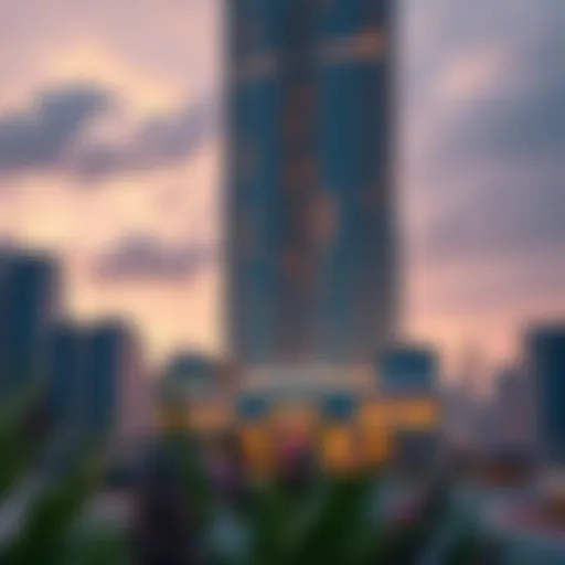 Architectural Brilliance of Paramount Tower Stunning exterior view of Paramount Tower Hotel