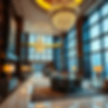 Luxurious lobby area showcasing elegant design