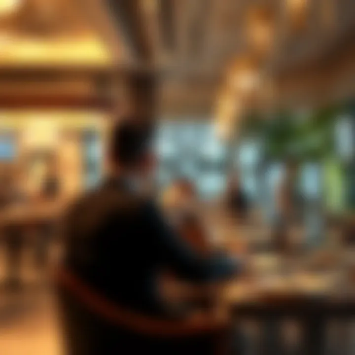 Dining Experience in Park Vista Elegant dining setting in a popular restaurant in Park Vista