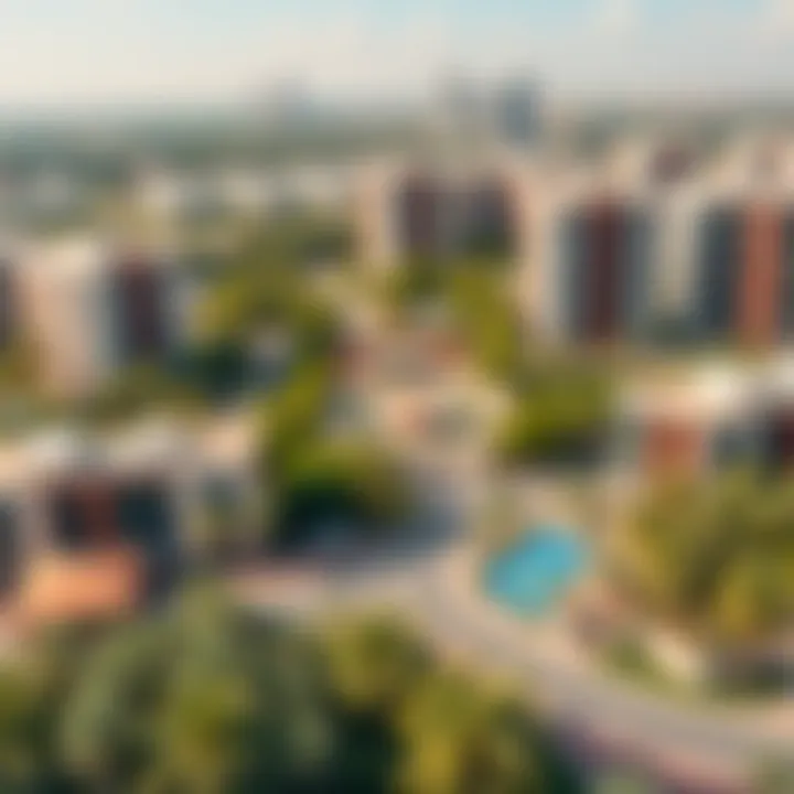 Panoramic View of Park Vista Panoramic view of Park Vista showcasing modern architecture and lush greenery