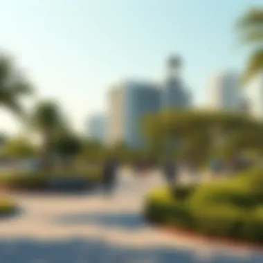 Recreational Activities in Park Vista Recreational park in Park Vista with families enjoying outdoor activities