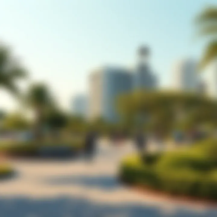 Recreational Activities in Park Vista Recreational park in Park Vista with families enjoying outdoor activities