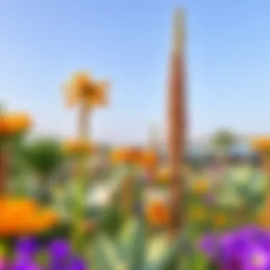 Diverse plant life flourishing in Ras Al Khor