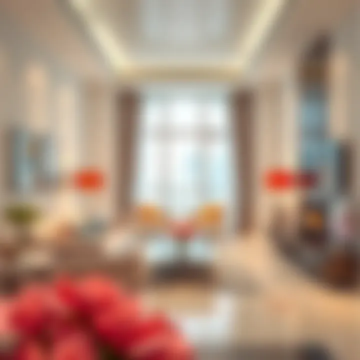 Luxurious interior of an apartment near Bin Shabib Mall