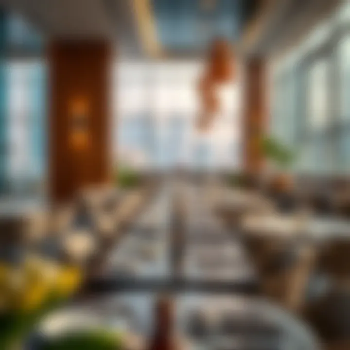 Dining Area with International Cuisines Dining area at Rove Hotel Al Jafiliya featuring a blend of international cuisines