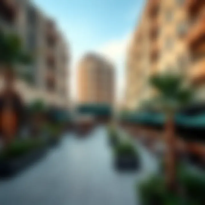 Lush outdoor area that promotes leisure and community gathering