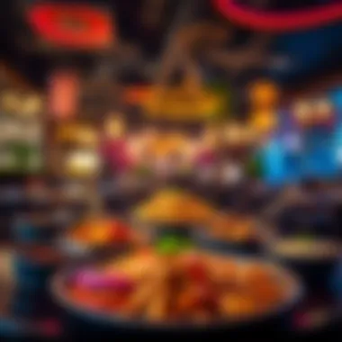Vibrant Culinary Offerings at Sarhad Darbar An artistic display of the vibrant dishes served at Sarhad Darbar