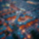 Aerial view of Silicon Oasis Park showcasing its urban design and layout