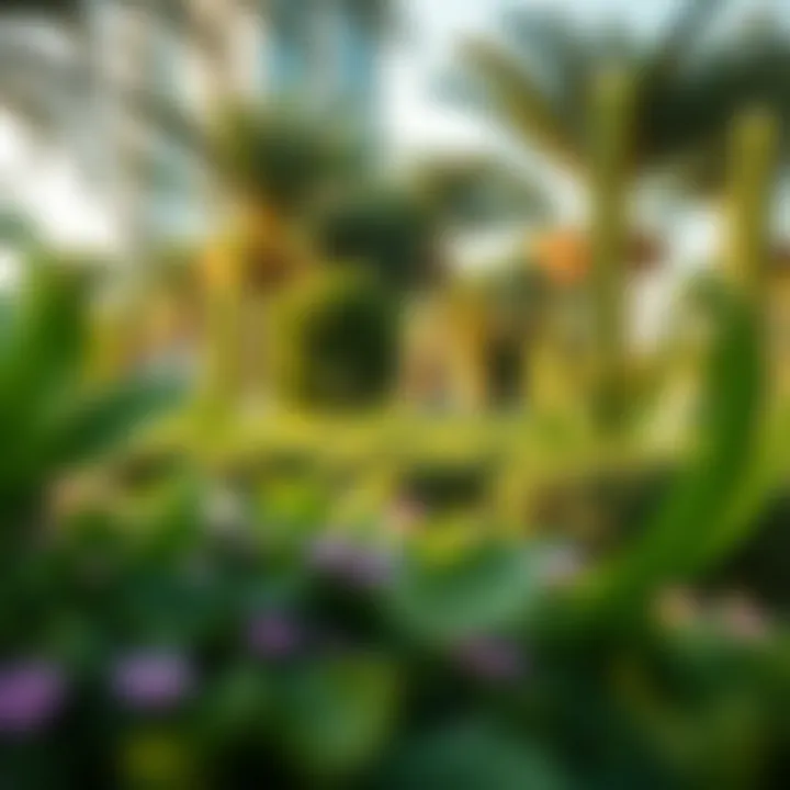 Green spaces and recreational areas within Silicon Oasis Park