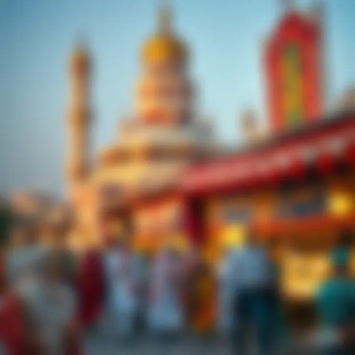 Cultural event showcasing traditional Emirati art and crafts