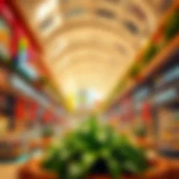 Interior view showcasing the vibrant layout of Spinneys Mirdif