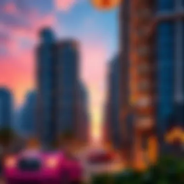 Architectural elegance of sunset residences in Dubai