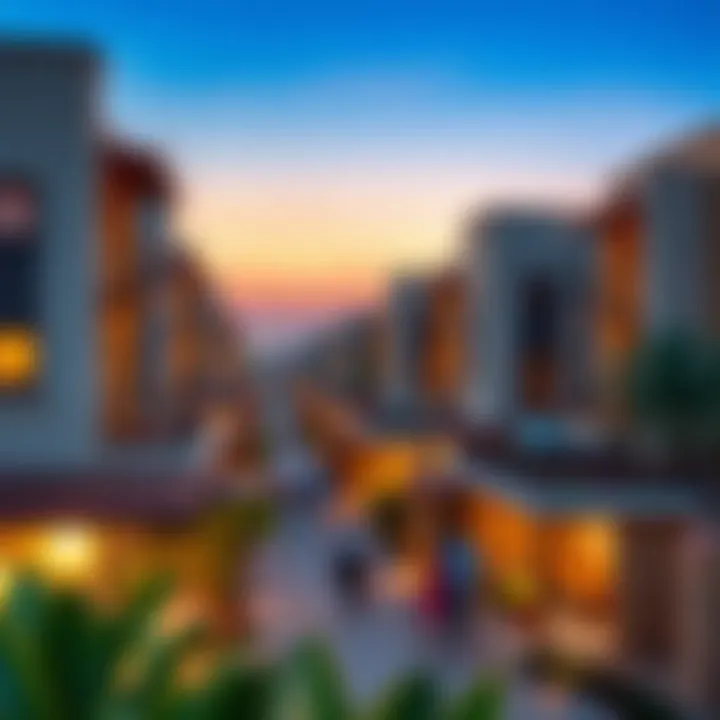 Community lifestyle around sunset residences in Dubai