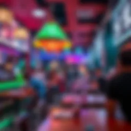 Vibrant dining area at Taqado