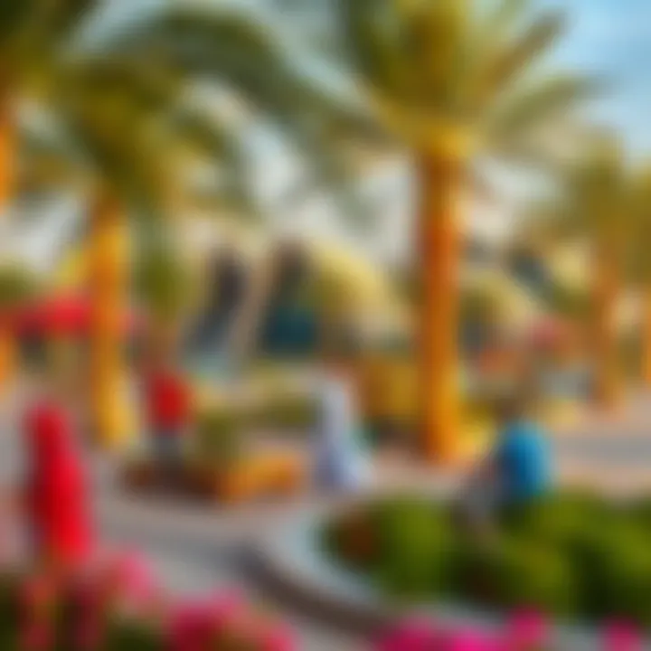 Vibrant recreational spaces in the Al Barari community