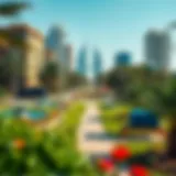 Vibrant Community Park in Dubai A vibrant community park in Dubai