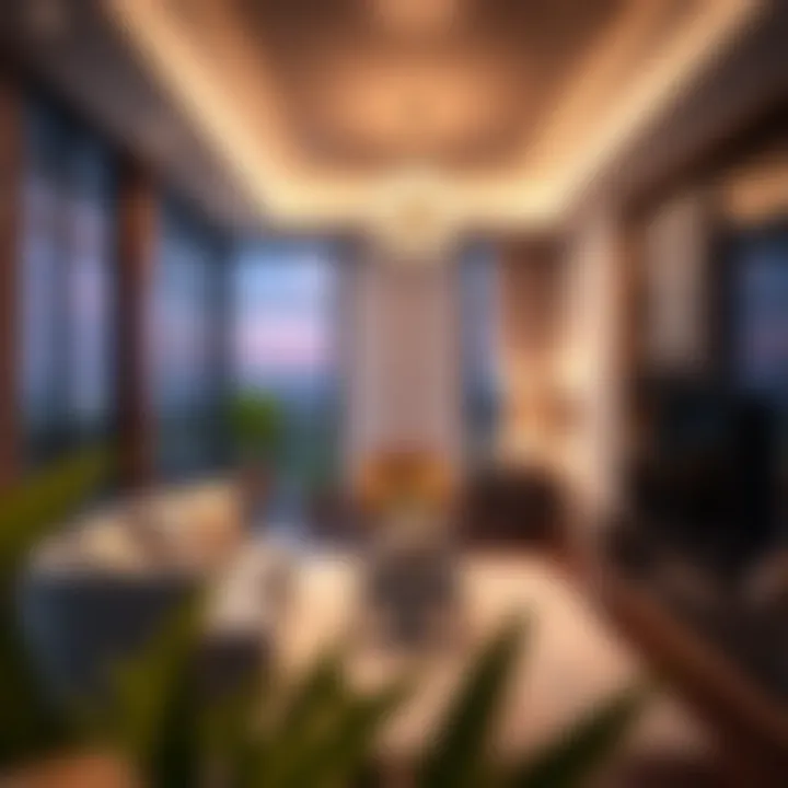 Stylish Interior of a Damac Hills 2 Residence Interior view of a stylish living space that reflects luxury in Damac Hills 2 homes