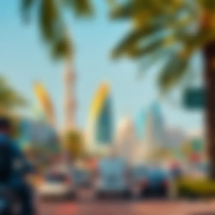 Cultural Landmarks on the Route Cultural landmarks along the route from International City to Oud Metha