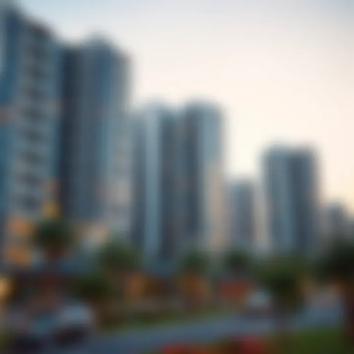 Modern apartment complexes in Discovery Garden highlighting diverse architecture