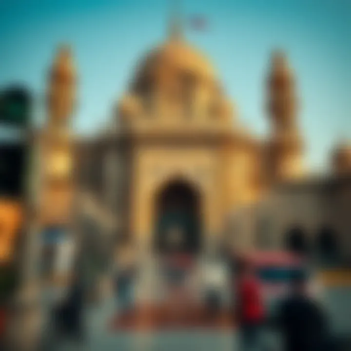 The intricate facade of Sarhad Darbar showcasing architectural elegance