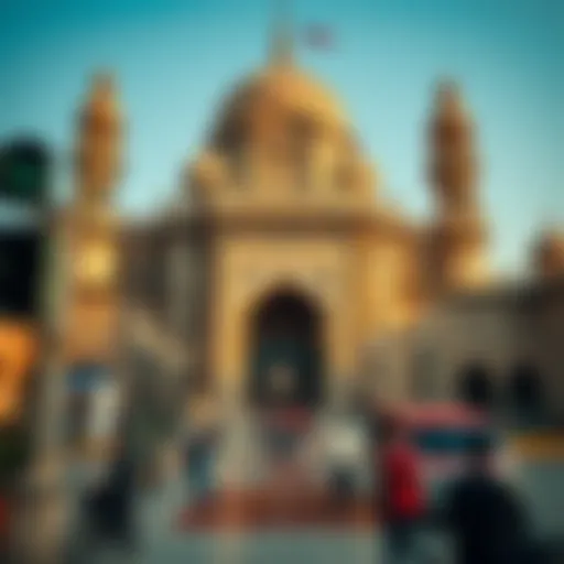 Architectural Elegance of Sarhad Darbar The intricate facade of Sarhad Darbar showcasing architectural elegance