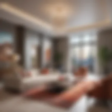Elegance in Interior Design Luxurious living space inside Escala House
