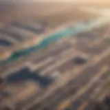 Aerial view showcasing the expansive Jebel Ali port