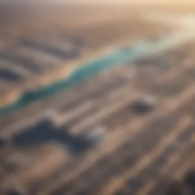 Jebel Ali Port: A Strategic Gateway Aerial view showcasing the expansive Jebel Ali port
