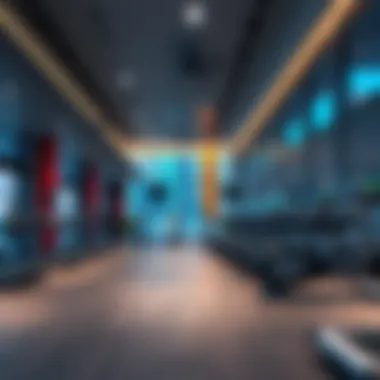 Spacious and Welcoming Gym Environment Spacious and welcoming gym environment