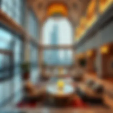 Inside the Hudaiba Building: A Blend of Tradition and Modernity Interior design elements of the Hudaiba Building