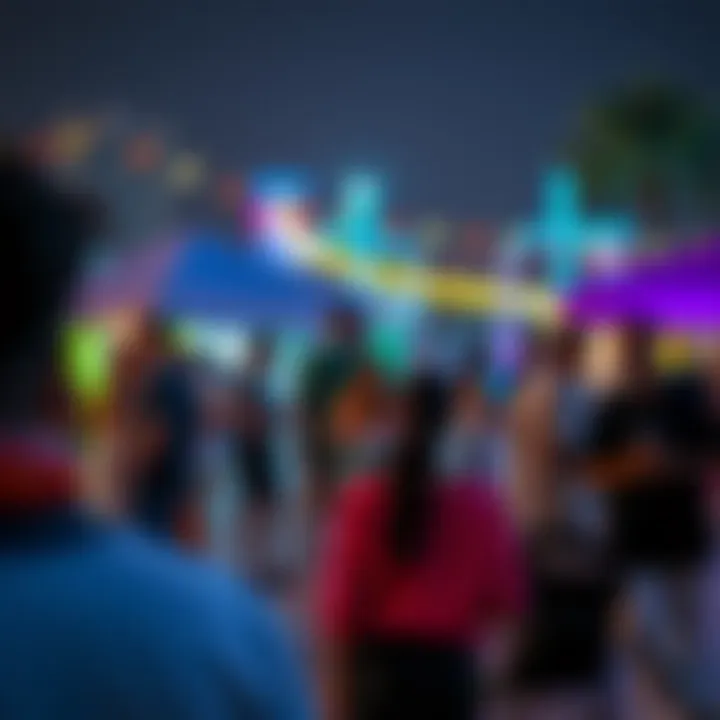 Community event fostering social interaction and engagement