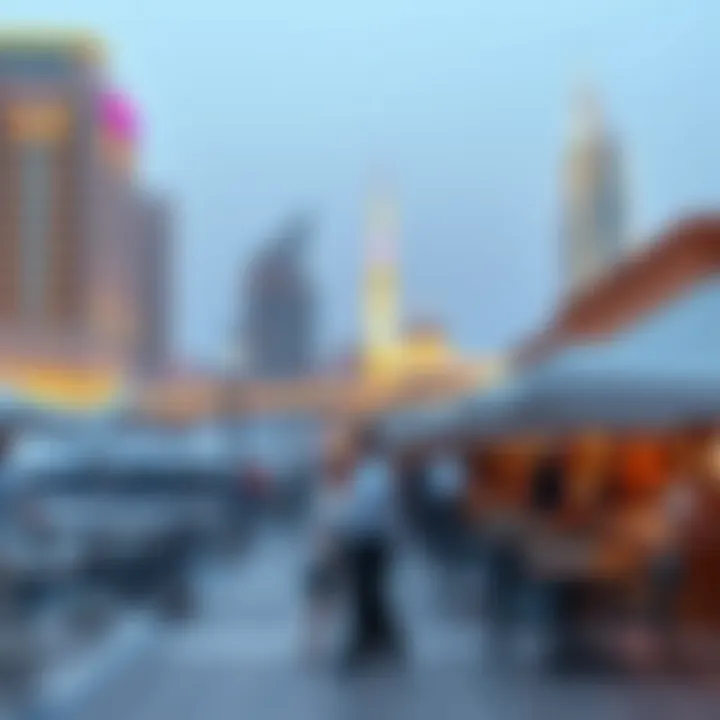 Charming cafes and lounges along the marina waterfront