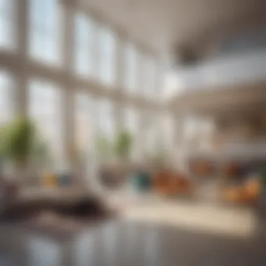 Modern Interior of Noora Building Interior design showcasing modern amenities of the Noora Building