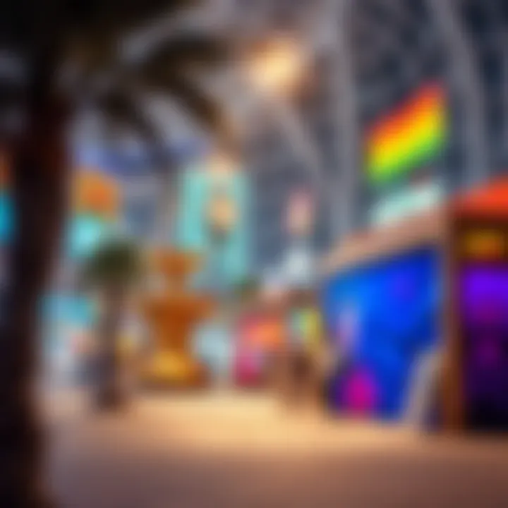 Cultural Art Installations in Dubai Town Square Cultural displays and art installations in Dubai Town Square