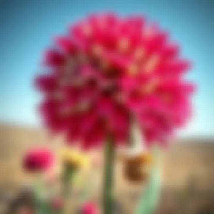 Unique flora found in Sahara Meadows showcasing biodiversity